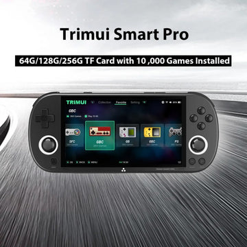 Trimui Smart Pro Handheld Game Console 4.96“ IPS Screen Linux 5000mAh Battery Wifi Simulator N64 PS1